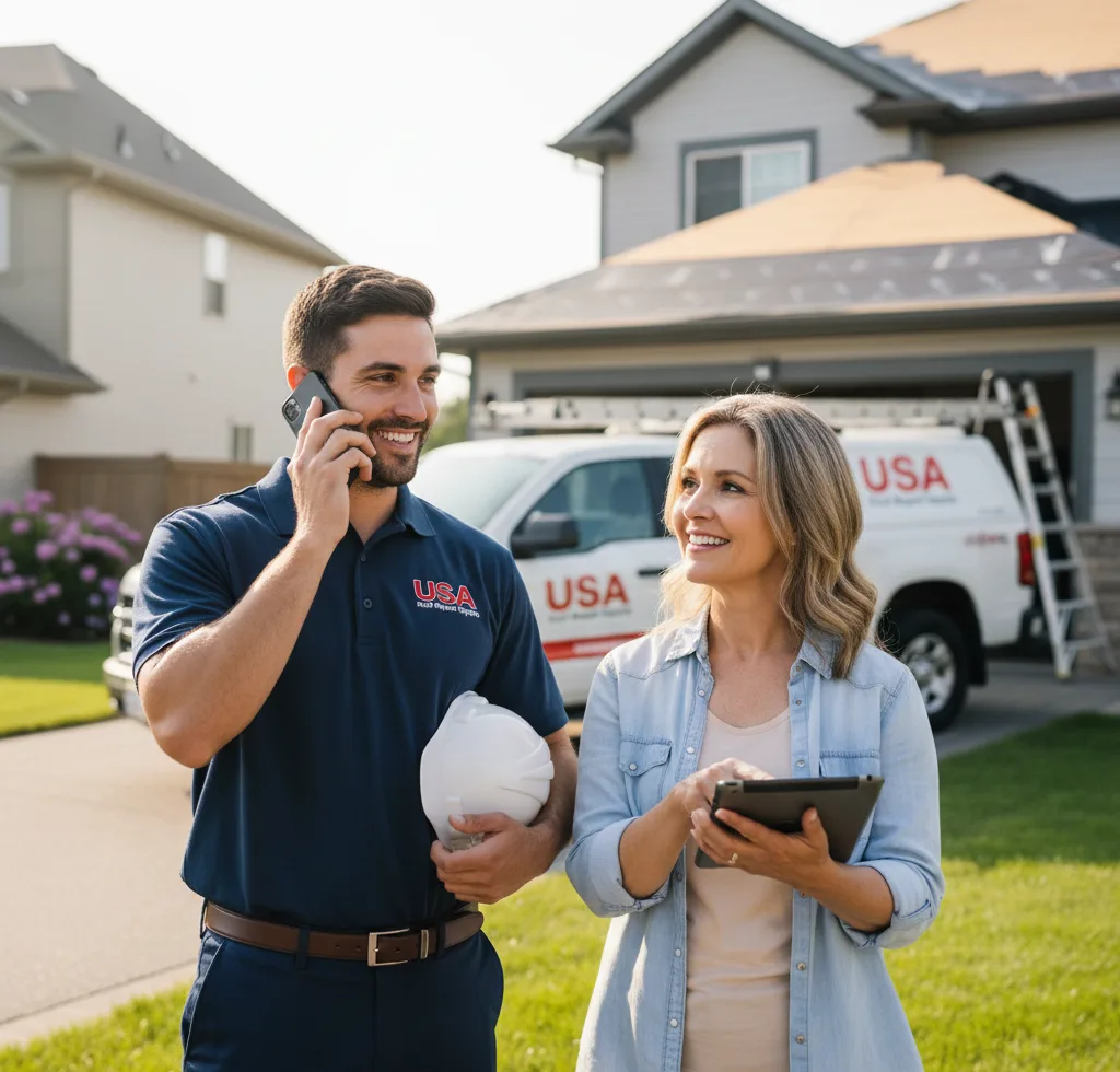 USA Roof Repair Experts customer support in Union Hall